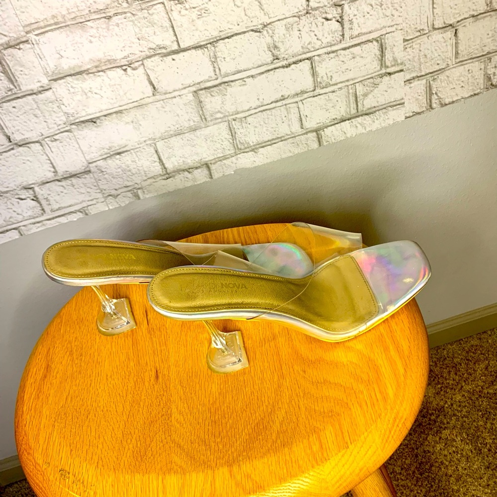 Clear Slipper Heels